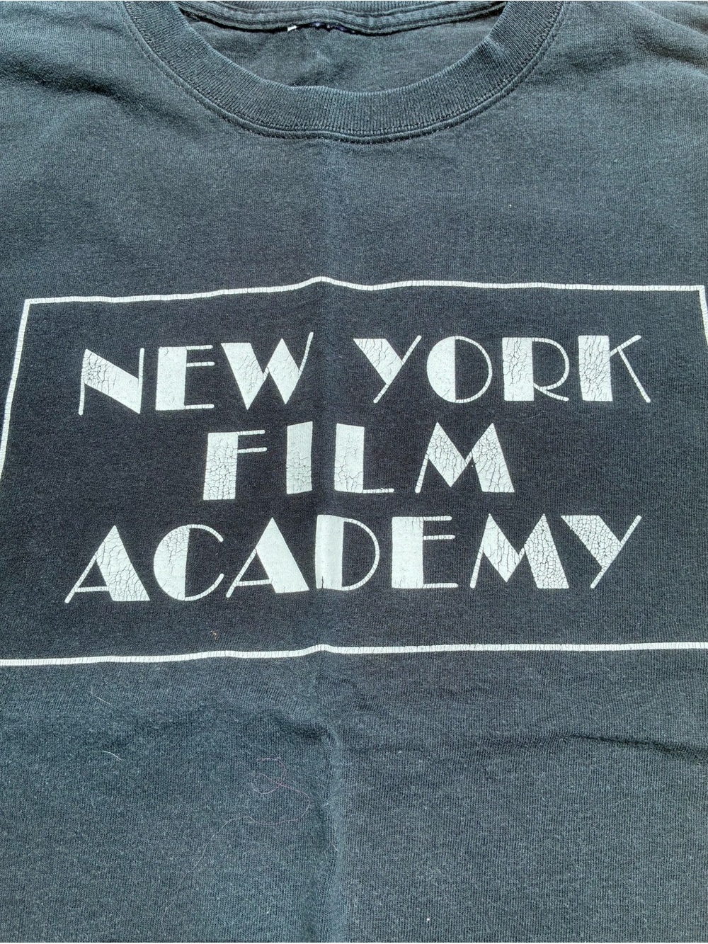 Rare vintage retro New York Film Academy  Black Graphic Tee